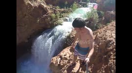 Cliff Jumping in Arizona