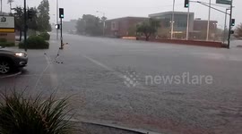 Phoenix, AZ Microburst Monsoon Storm Causes Flash Flooding August 2, 2016