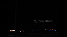 Ufo In Milwaukee Hubbering at Timberman Airport run way