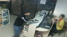 Men rob gas station with gun and knife