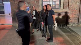 Model Jessica Gomes attends day 2 of Australian Fashion Week, Sydney, Australia