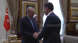 Türkiye: Turkish President receives NATO Secretary-General in Ankara