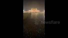 Chinese city lashed with egg-sized hailstones