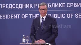 Serbia: European Council President meets Serbia's Vucic in Belgrade (2)
