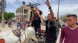 Israeli strike on Gaza market kills 3, injures many