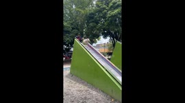 Breezy End To Slide Ride