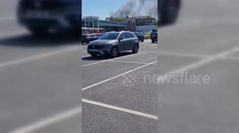 UK: Fire Rips Through English Scrap Yard
