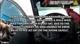 Palm Bay, Florida Officers Rescue Boater in Distress on the Water