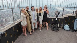 US: Sports Illustrated Models Light The Empire State Building