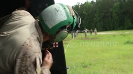 US: Seven Soldiers Lifted Into The Sky Hanging From Helicopter In Shocking Video