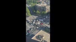 Gridlocked Traffic in Paris