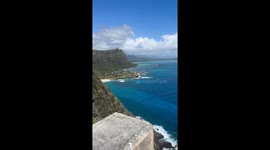 Makapuu trail in Honolulu Hawaii. We went on hiking