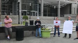 US: Protesters Gather at the Baltimore ICE Field Office