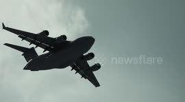 Paratroopers perform war drills over Norway