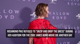 Rosamund Pike refused to undress during James Bond audition