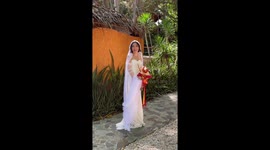 Bride brings family to tears when they see her in wedding gown for the first time
