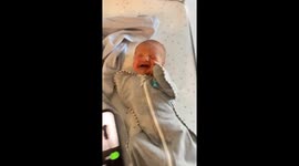 Creed calms the chaos when newborn baby instantly stops crying to 'One Last Breath'