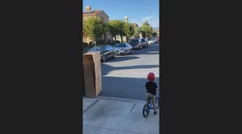 Kid Sleep Driving An RC Car