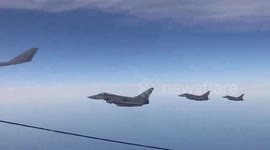 Italy: Fighter Jets Refuel Over Ionian Sea During Intense Med Strike Military Exercise