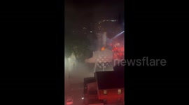 Canada: Fire Tears Through Three Houses in Downtown Toronto 2