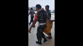 Naked Russian tourist arrested after breaking into monument in Indonesia