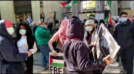 London: Palestine Protest and Counter-Protest at Defence Conference