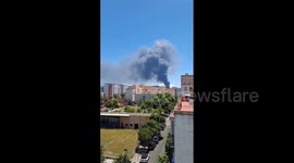 Spain: Fire Breaks Out at Chemical Warehouse Near Seville 2