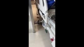 Nurse gets bed stuck during CT trip in San Antonio, Texas, USA