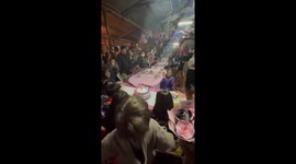 Child's face pushed into cake during birthday in Chile