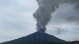 Japan: Sakurajima Volcano Erupts, Ashfall Warning Issued 4