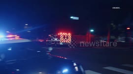 US, Los Angeles: Van Nuys Child Struck By Vehicle