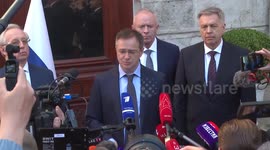 Türkiye: Russian peace talks chief Medinsky addresses press in Istanbul