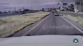 US: Smuggler Drives Blind With Hood Up In 100 MPH Texas Police Chase