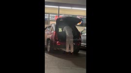 Exclusive: Heroic woman intervenes to save Pit Bull from abuse in parking lot drama