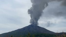 Sakurajima volcano eruption triggers ash plumes in Japan