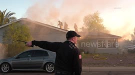 US, Phoenix: Glendale 56th Drive House Fire