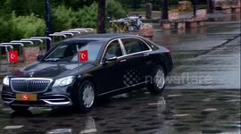 Albania: President Erdogan welcomed by Albanian PM Rama in Tirana