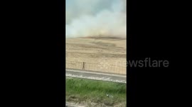 UK: Moorland fire breaks out in North West England