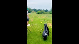 Family golf game takes a comical turn when brothers surprise dad with a fake snake prank