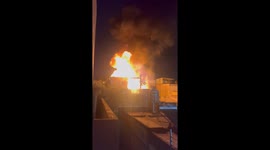 Fire rips through homes in Mexico City