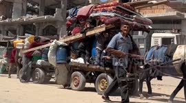 Palestinians flee northern Gaza as fresh Israeli attacks kill over 100 (2)