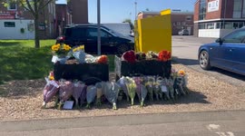 Tributes to firefighters and member of public killed in blaze at a former RAF base