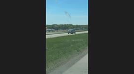 Truck Drives Wrong Way On Ohio Road