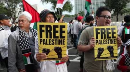 Indonesia: Demo For Palestine in Jakarta, Indonesia