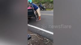 British tourist, 19, survives horror car crash that killed child in Indonesia