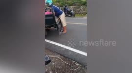 British tourist, 19, survives horror car crash that killed child in Indonesia