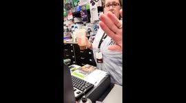 Robbed by iced coffee bandit @gamestop