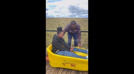Riding the Long Tom Toboggan in Misty Mountain