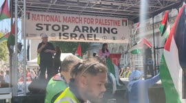 Nakba 77 rally in London, UK