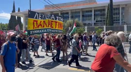 Greece: Pro-Palestinian march held in Athens on 77th Anniversary of Nakba
